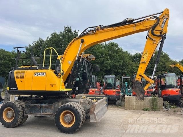 JCB JS 145 W Bageri na kotačima