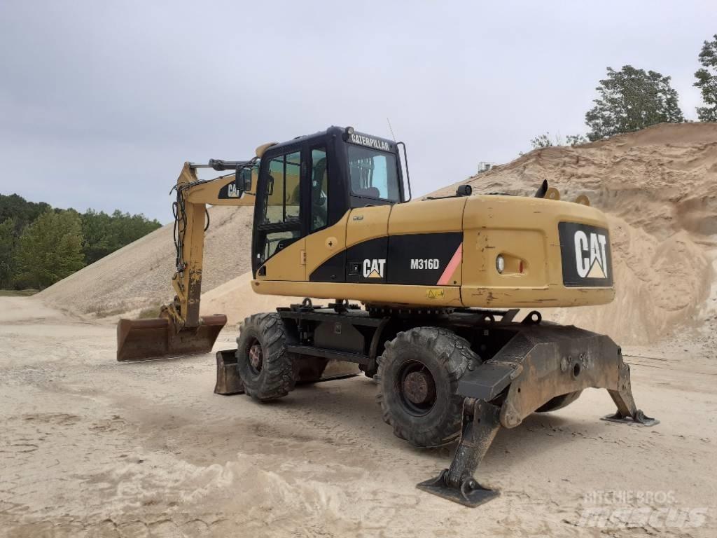 CAT M 316 D Bageri na kotačima