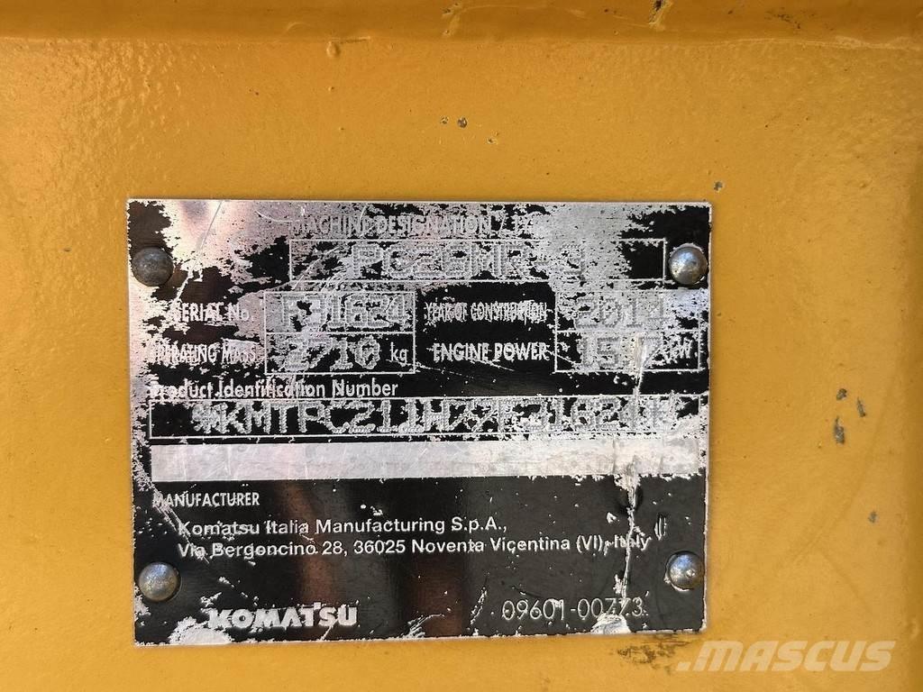 Komatsu PC26MR-3 Mini bageri <7t