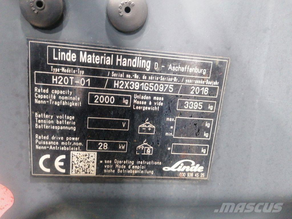 Linde H20T-01 Plinski viličari