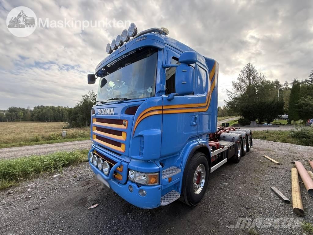Scania R 480 LB Rol kiper kamioni s kukama za dizanje