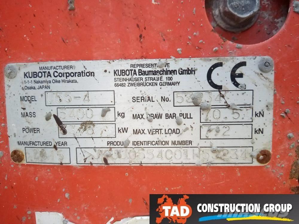 Kubota U 55-4 Mini bageri <7t