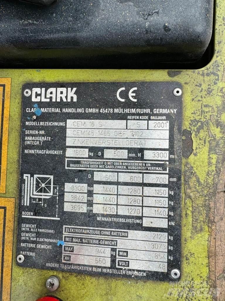 Clark CEM 16S Viličari - ostalo