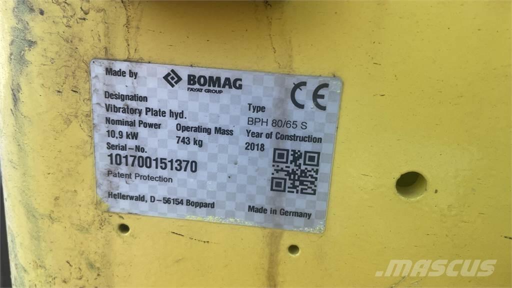 Bomag BPH 80/65 S Kompaktori zemlje
