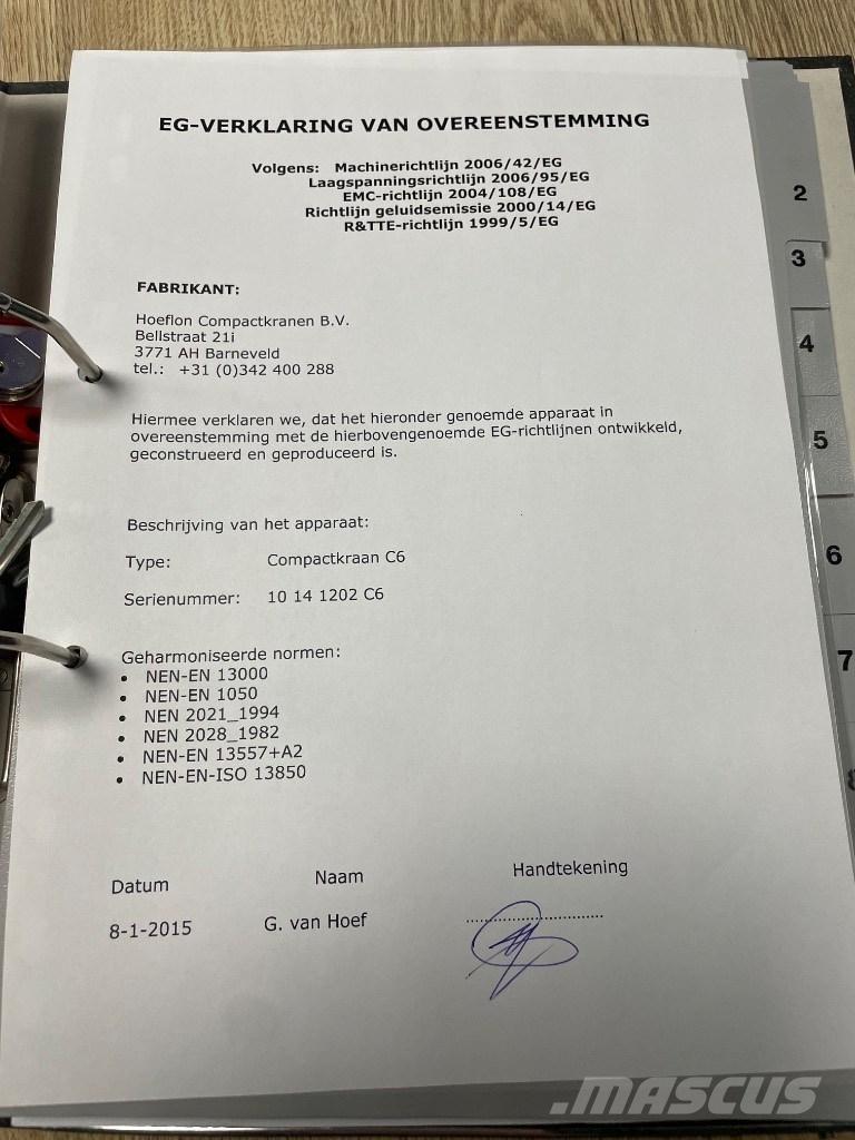 Hoeflon C 6 SOLD Mini dizalice