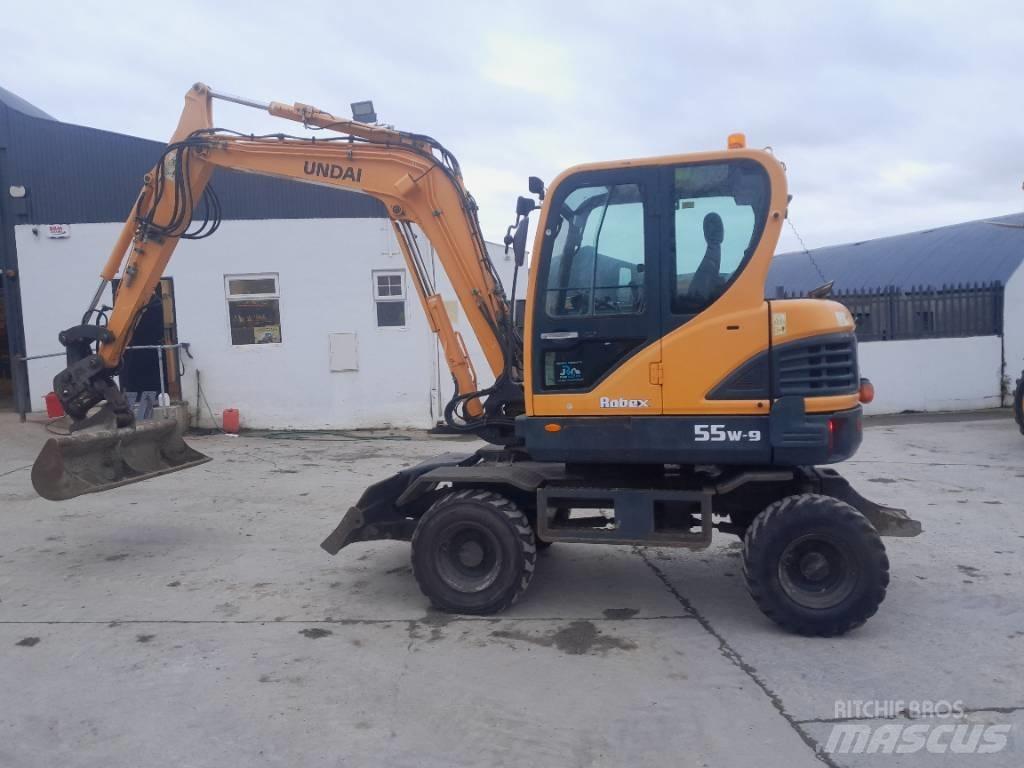 Hyundai R55 W-9 Bageri na kotačima
