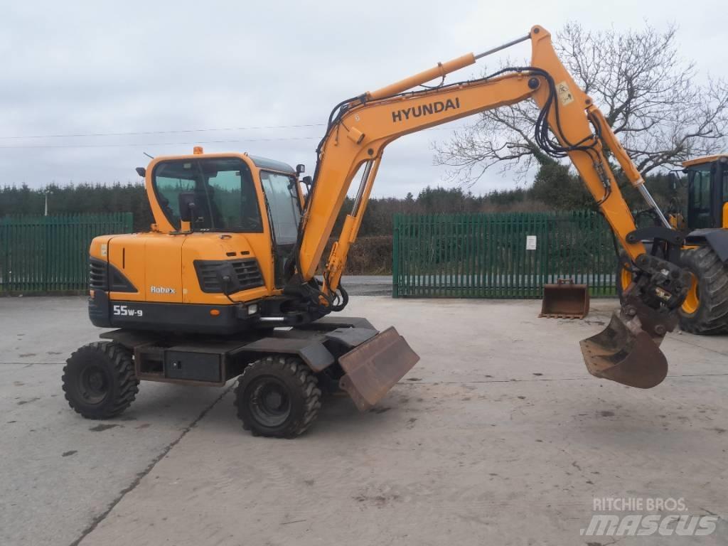 Hyundai R55 W-9 Bageri na kotačima