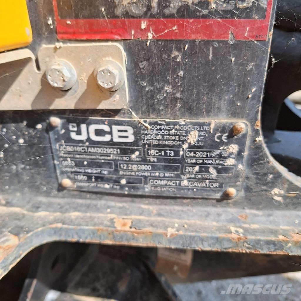 JCB 16 C-1 Mini bageri <7t