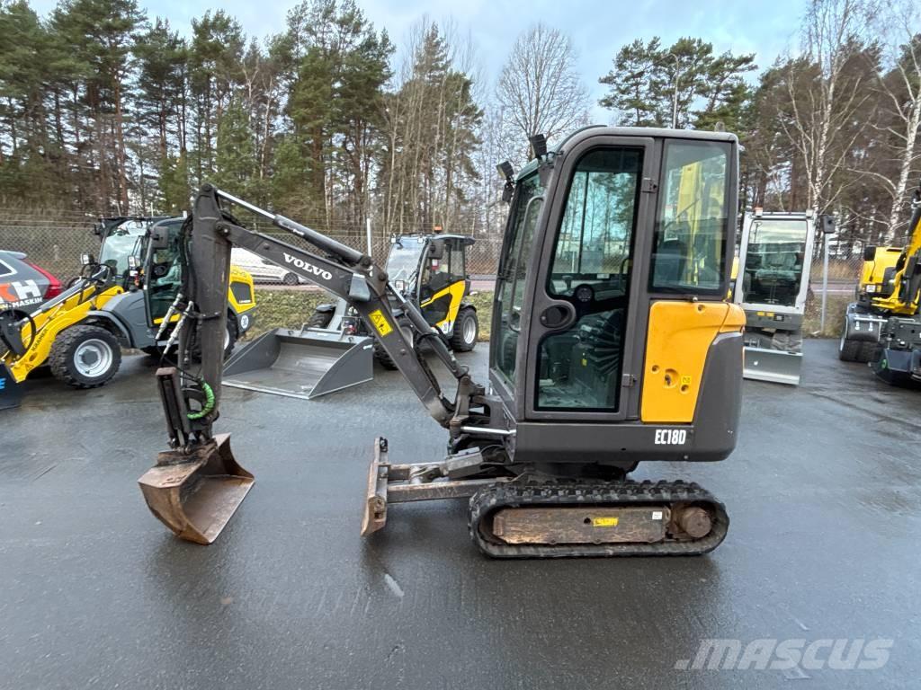 Volvo EC18 D Mini bageri <7t