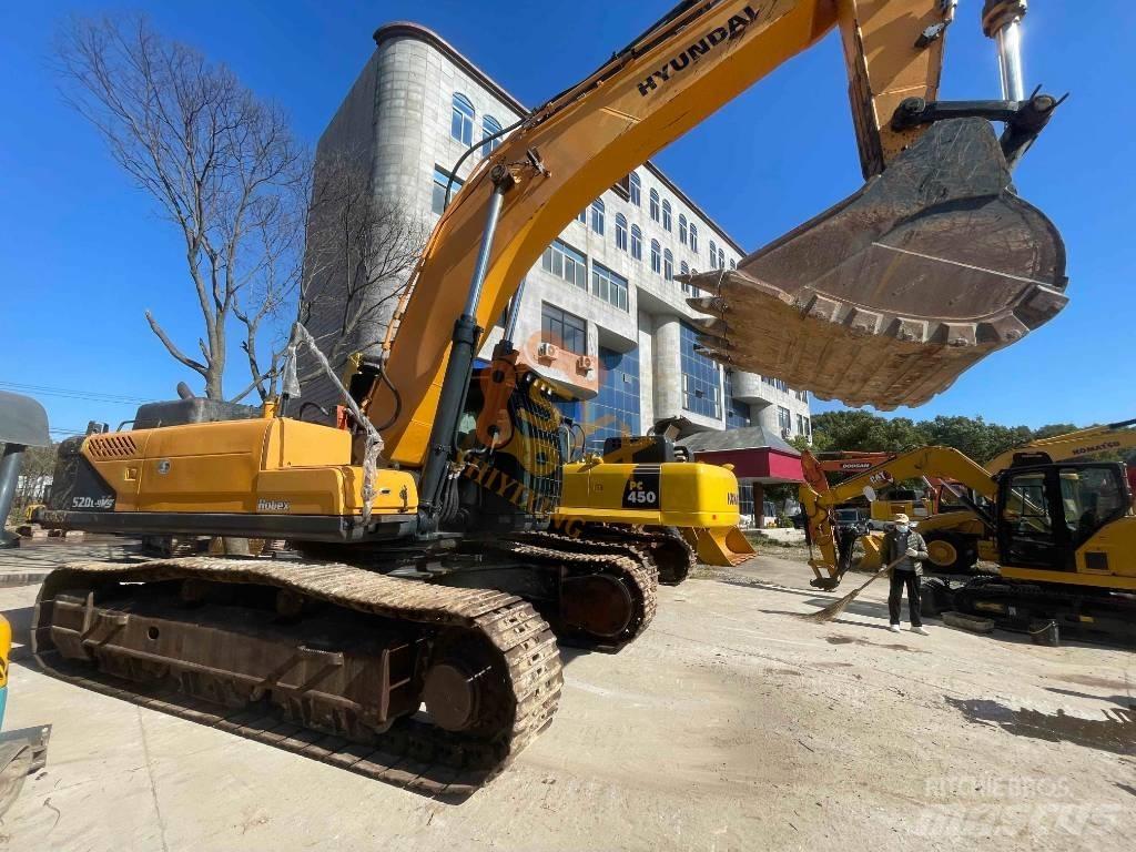Hyundai Robex 520 VS Bageri gusjeničari
