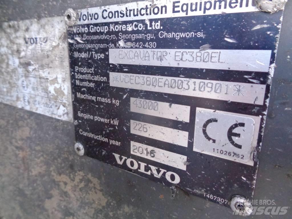 Volvo EC 380 EL Bageri gusjeničari