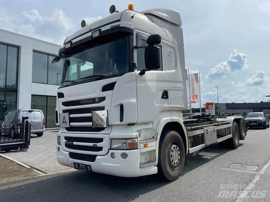 Scania R400 Rol kiper kamioni s kukama za dizanje
