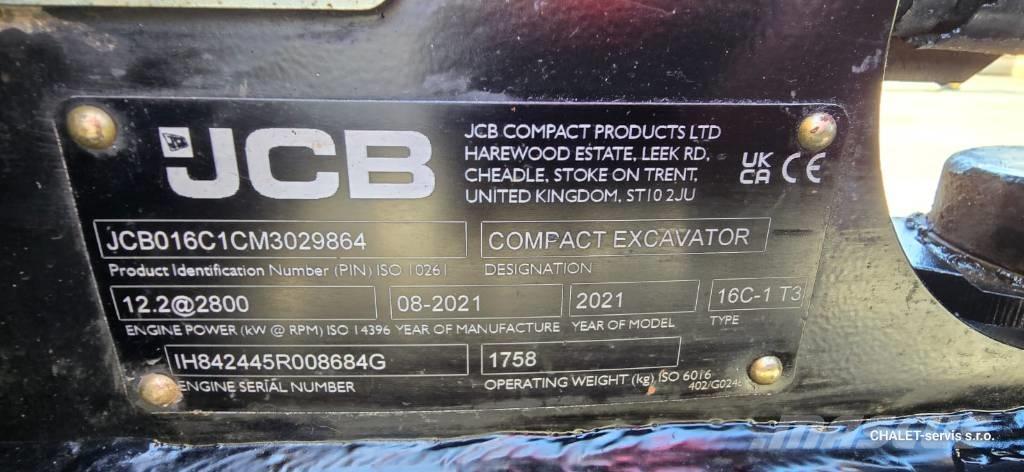 JCB 16 C-1 Mini bageri <7t