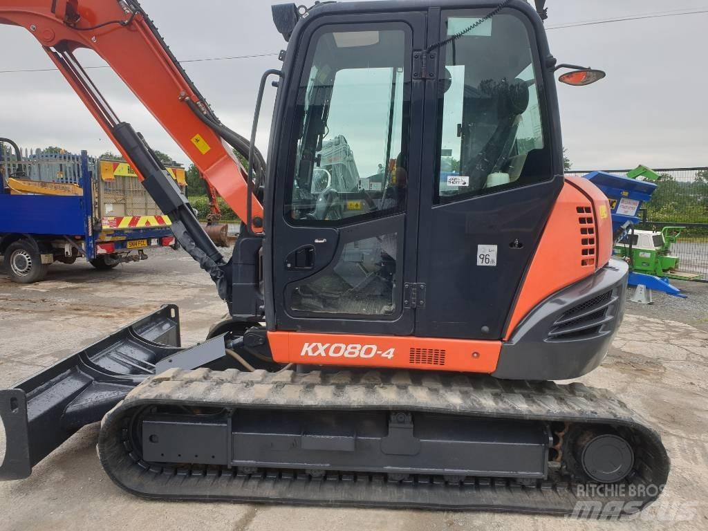 Kubota KX 080-4 Midi bageri 7t – 12t