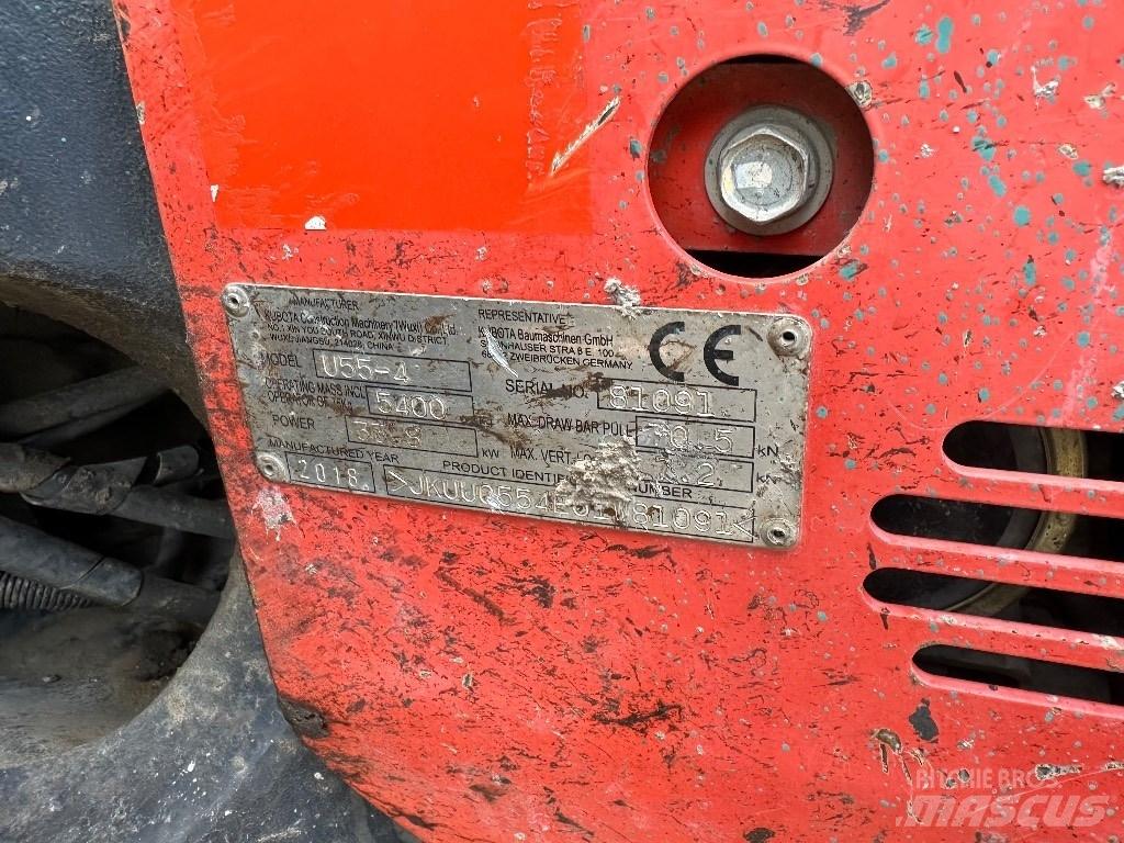 Kubota KX 055-4 Mini bageri <7t