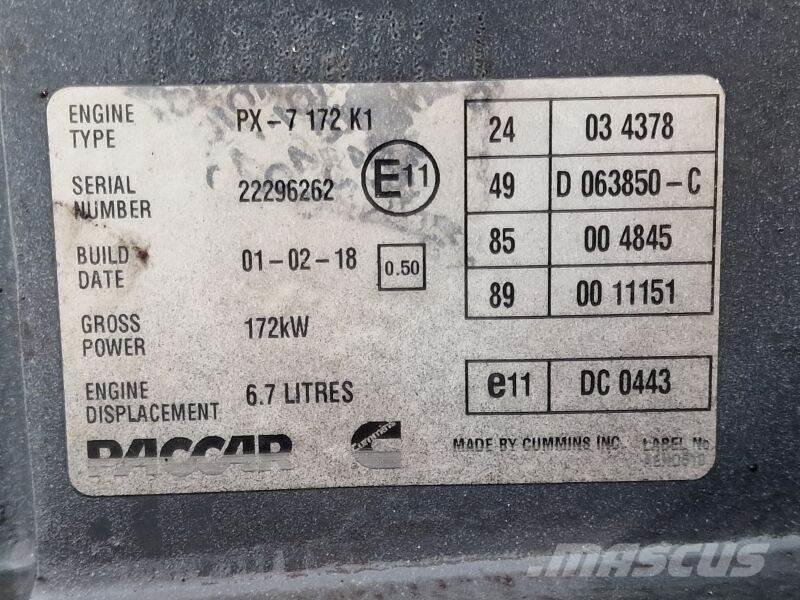 DAF PX-7 172 K1 Motori
