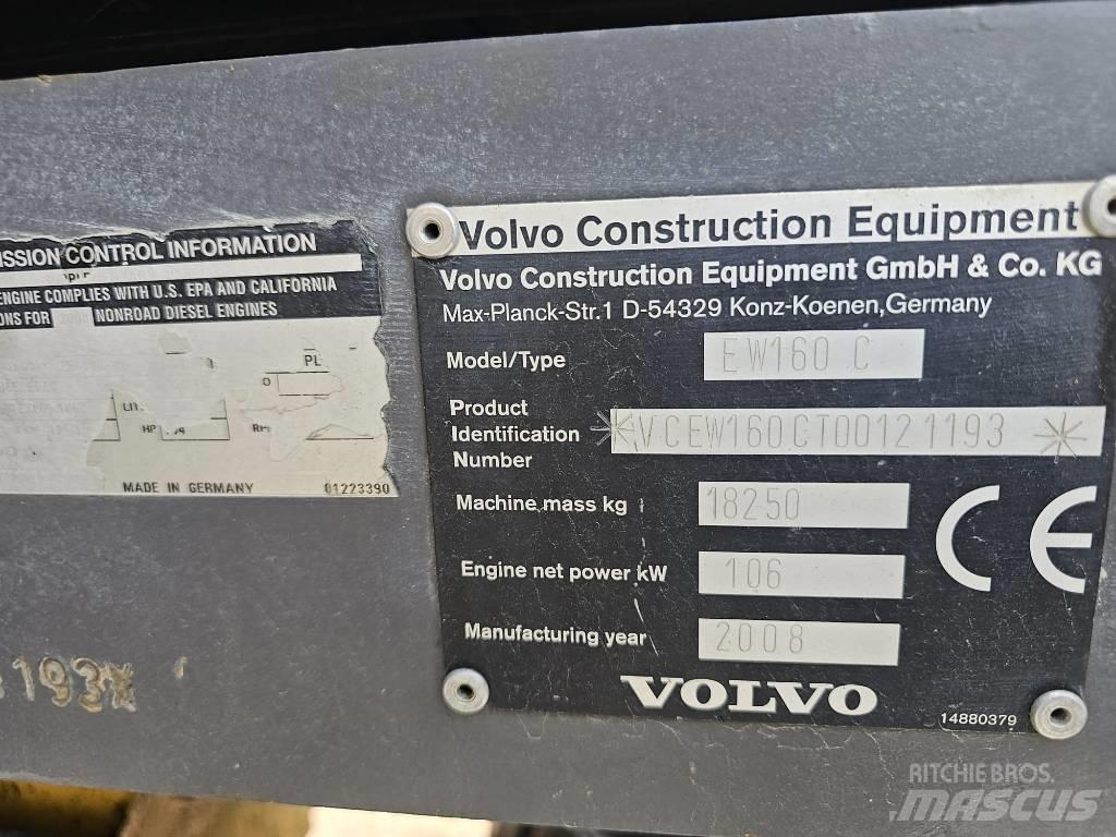 Volvo EW 160 C Bageri na kotačima