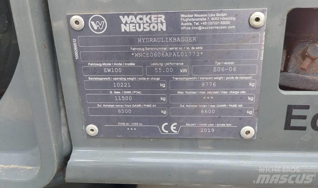 Wacker Neuson EW100 Bageri na kotačima
