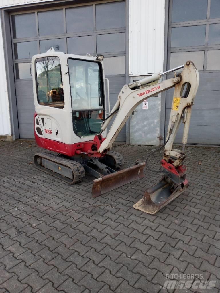 Takeuchi TB 216 Mini bageri <7t