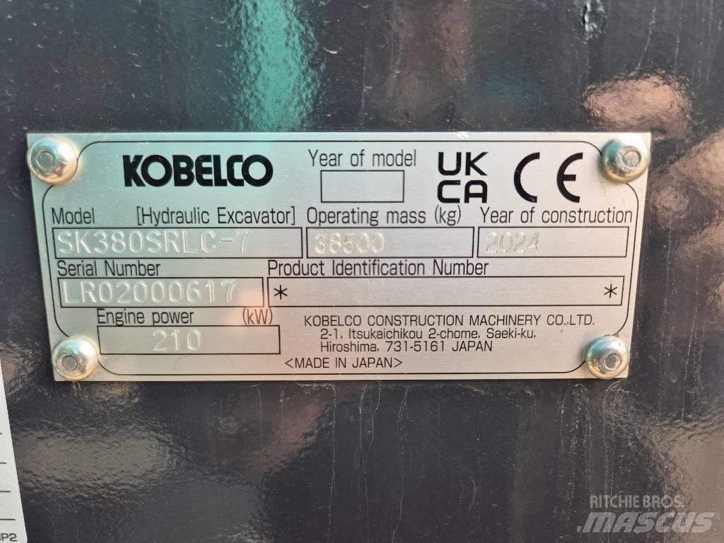 Kobelco SK380SRLC Bageri gusjeničari
