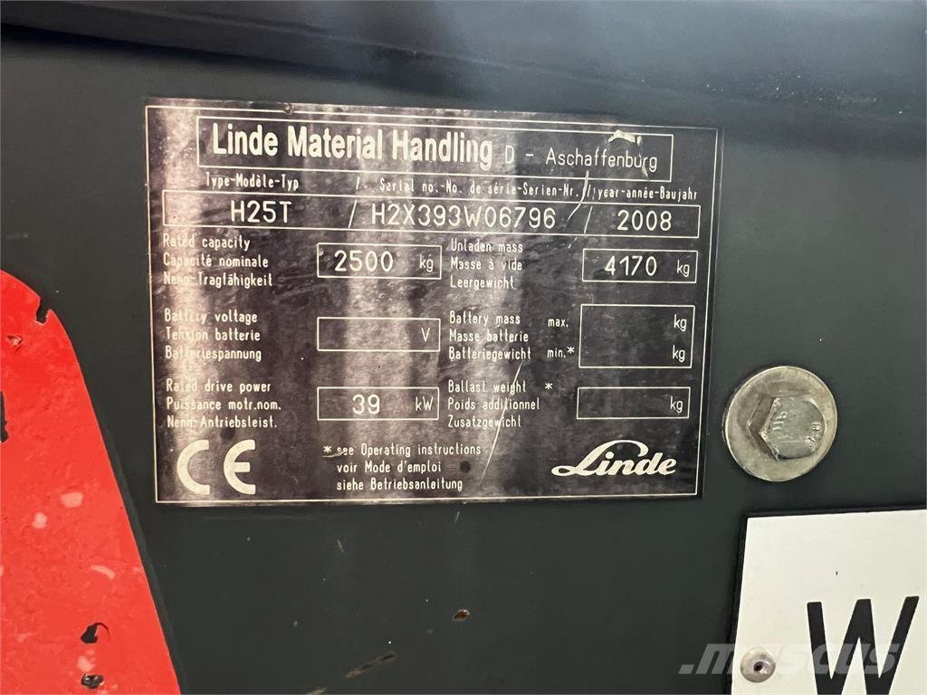 Linde H25T Plinski viličari