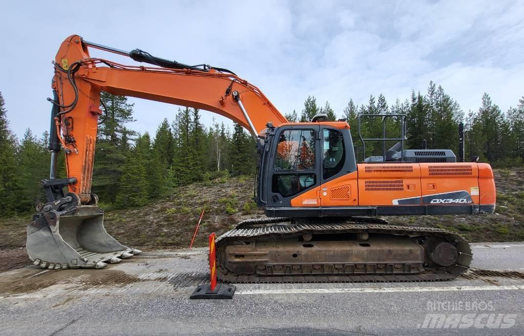 Doosan DX 340 LC Bageri gusjeničari