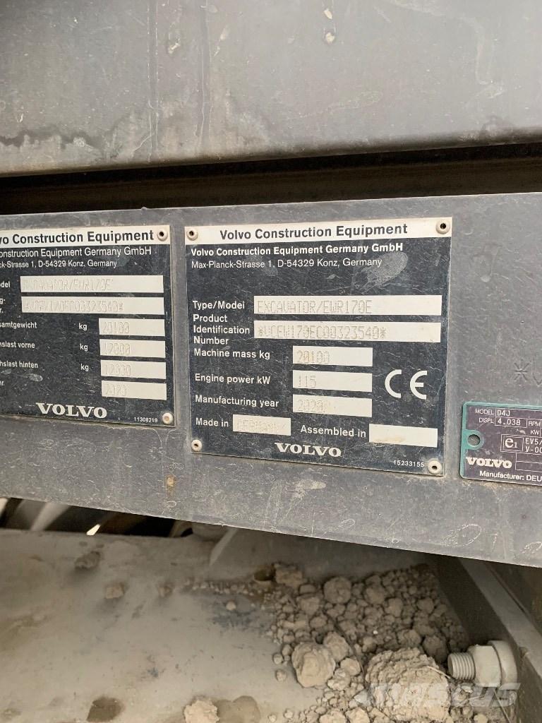 Volvo EWR 170 E Bageri na kotačima