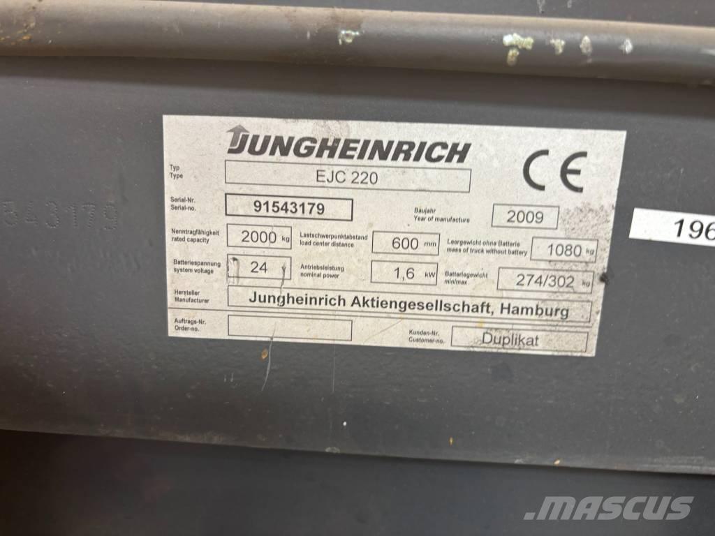 Jungheinrich EJC220 Ručni električni viličar