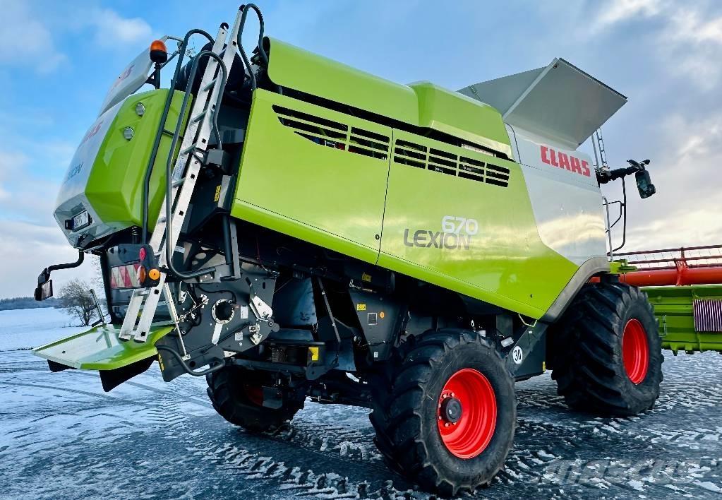 CLAAS Lexion 670 Kombajni