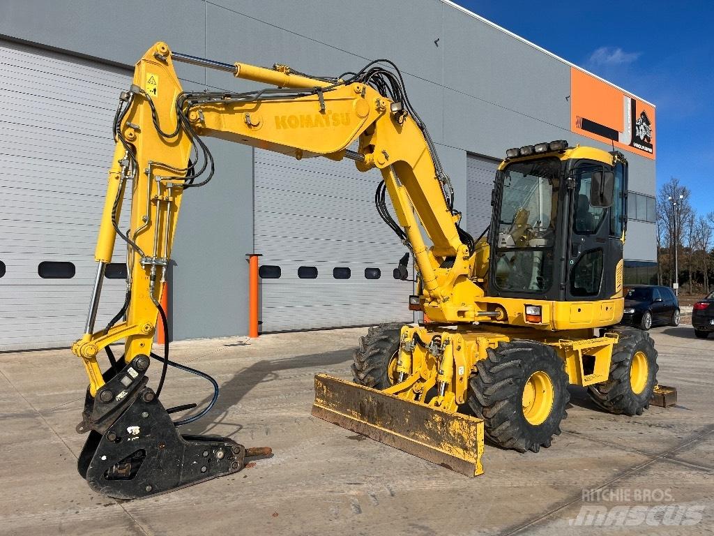 Komatsu PW 98 MR-8 Bageri na kotačima