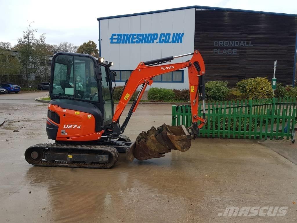 Kubota U27-4 Mini bageri <7t
