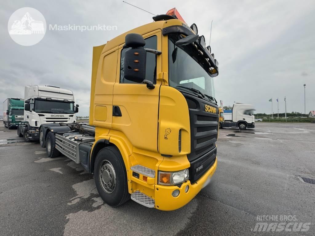 Scania R 420 LB Rol kiper kamioni s kukama za dizanje