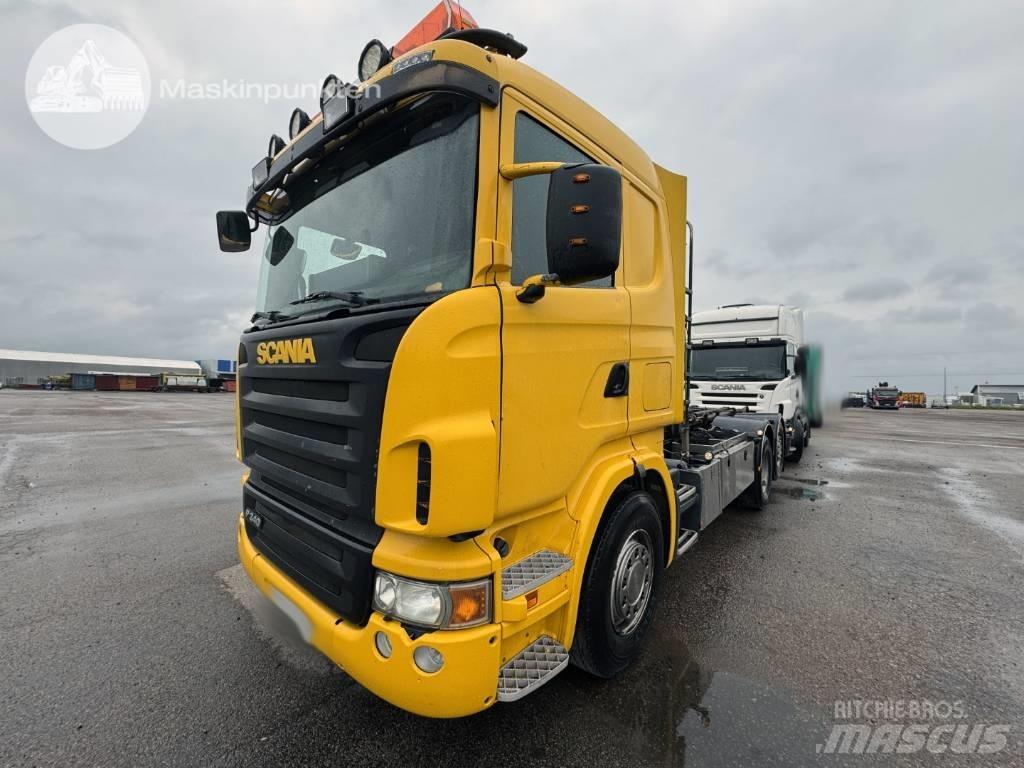 Scania R 420 LB Rol kiper kamioni s kukama za dizanje