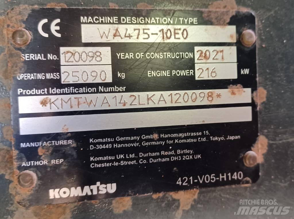 Komatsu WA 475-10E0 Utovarivači na kotačima