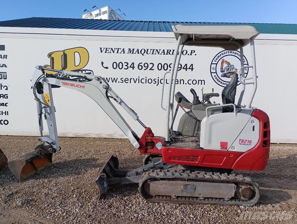 Takeuchi TB 216 Mini bageri <7t