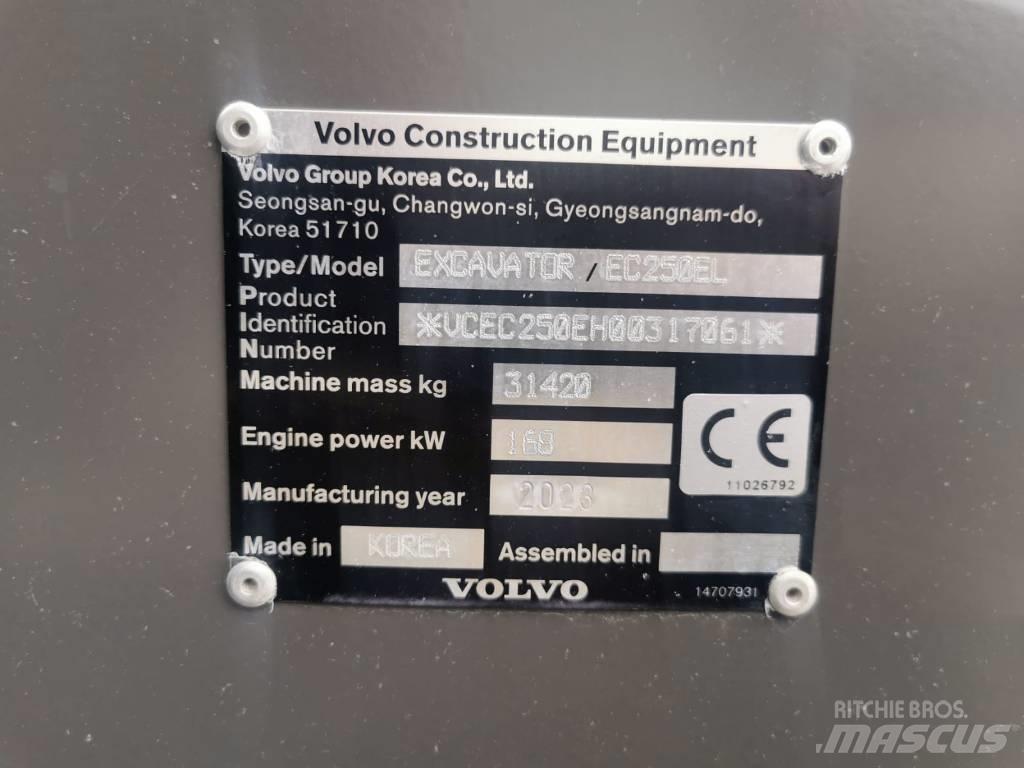 Volvo EC250EL Bageri gusjeničari