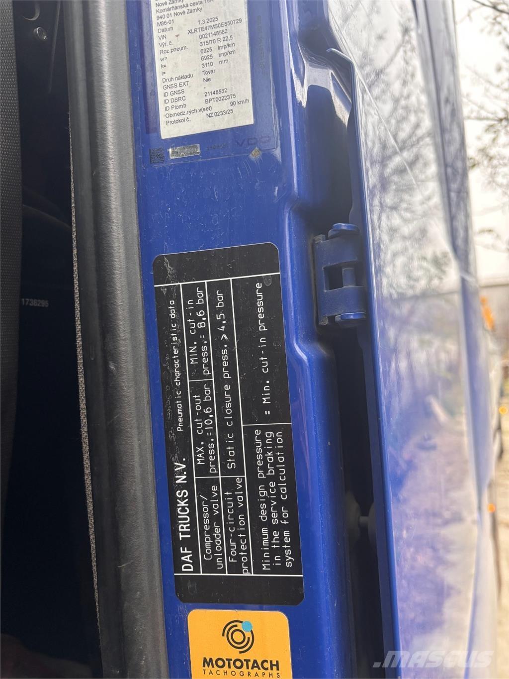 DAF XF 105.460 Traktorske jedinice