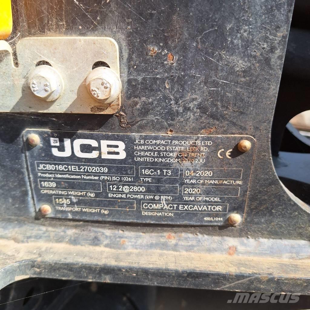 JCB 16 C-1 Mini bageri <7t