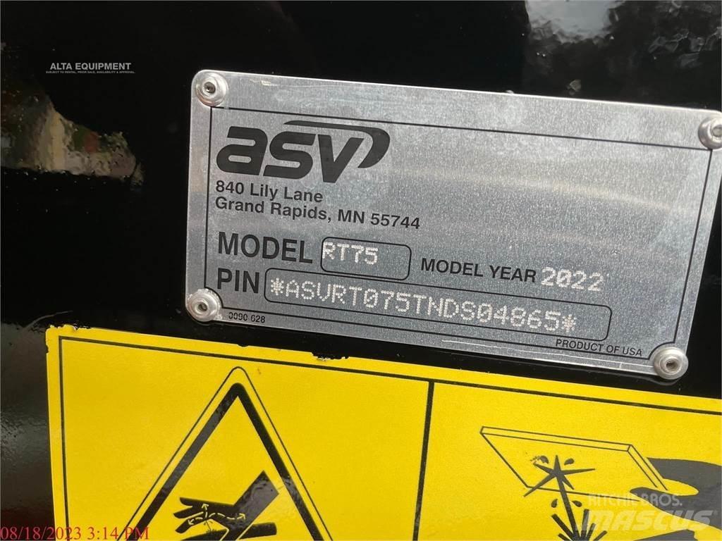 ASV POSI-TRACK RT75 Skid steer mini utovarivači