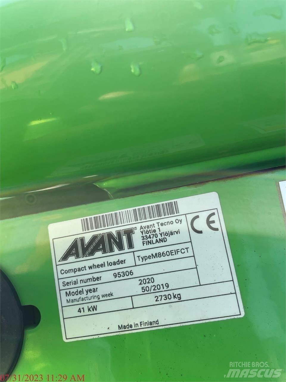Avant 860I Utovarivači na kotačima