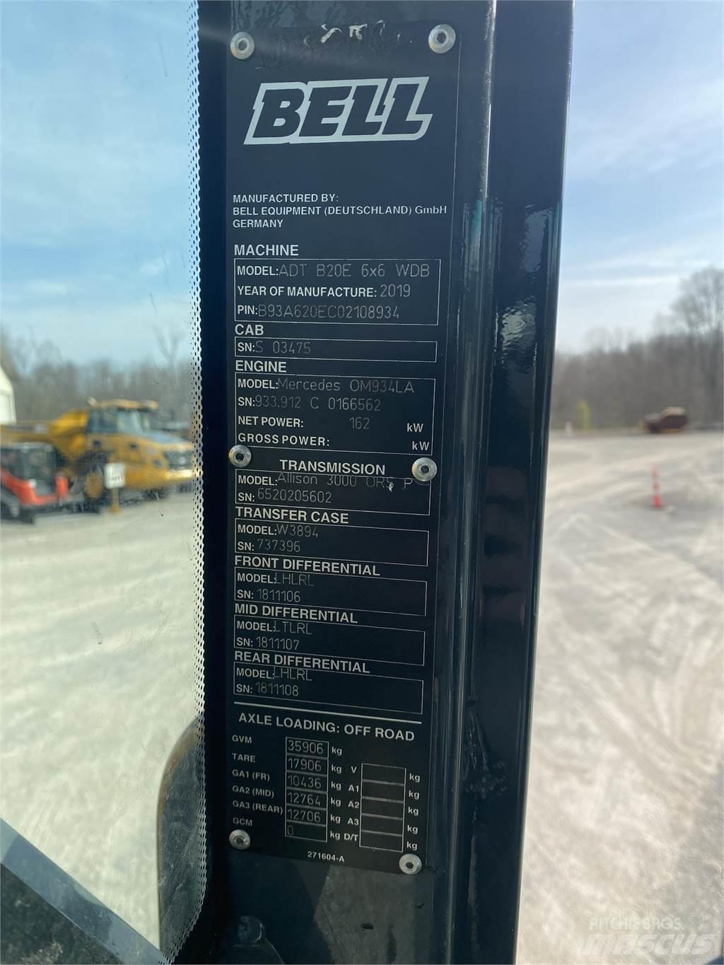 Bell B20E Zglobni demperi