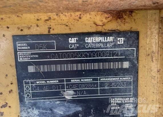 CAT D5K LGP Slagači cijevi