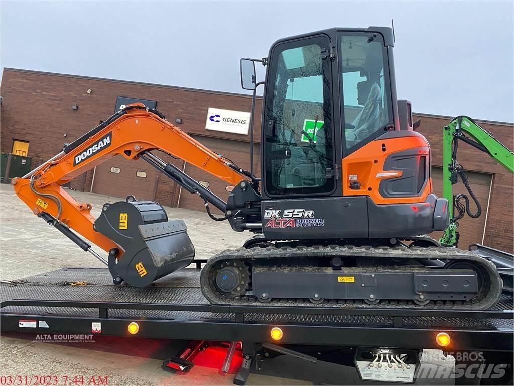 Develon DX55R-7 Mini bageri <7t
