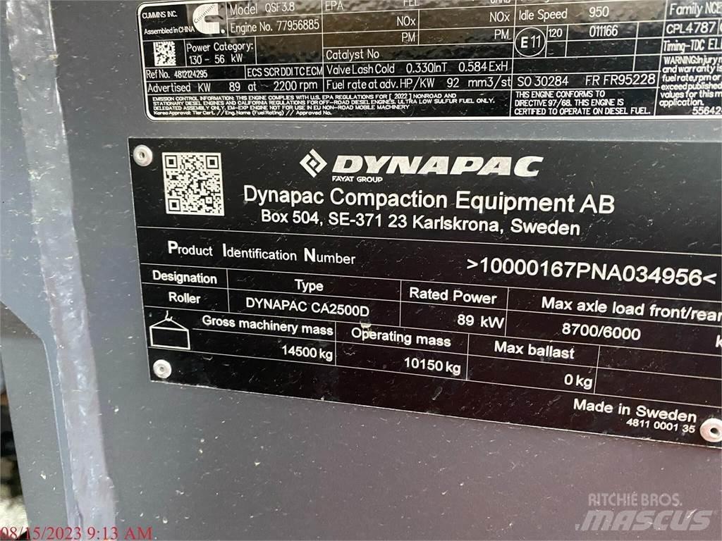 Dynapac CA2500D Valjci sa dvojnim bubnjem