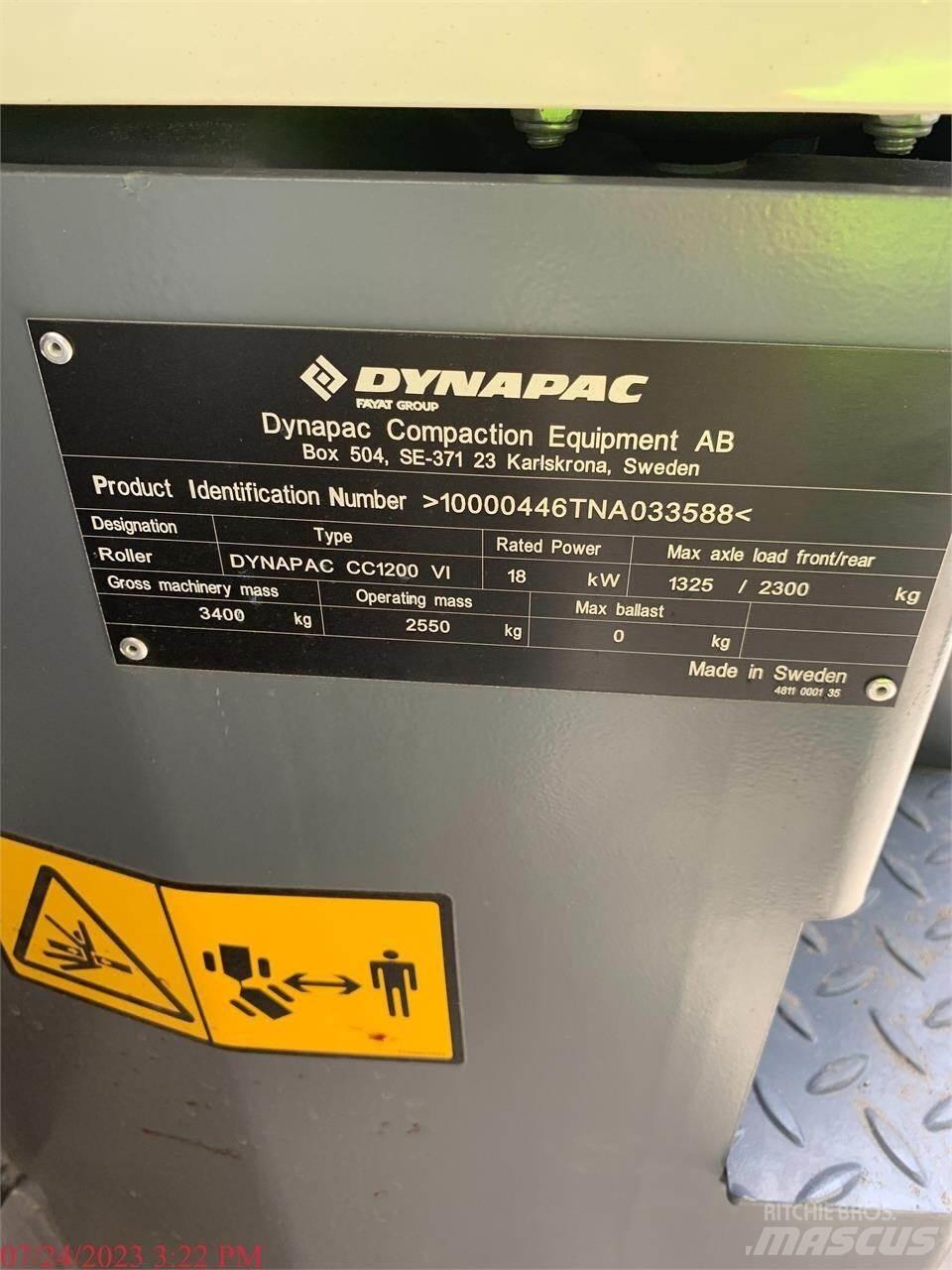 Dynapac CC1200 VI Valjci sa dvojnim bubnjem