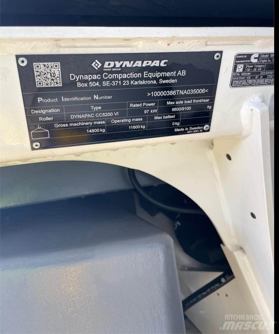 Dynapac CC5200 VI Valjci sa dvojnim bubnjem