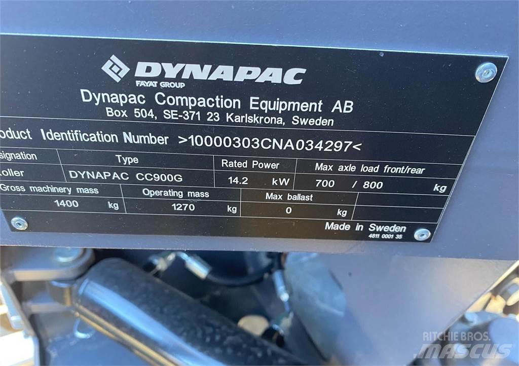 Dynapac CC900G Valjci sa dvojnim bubnjem