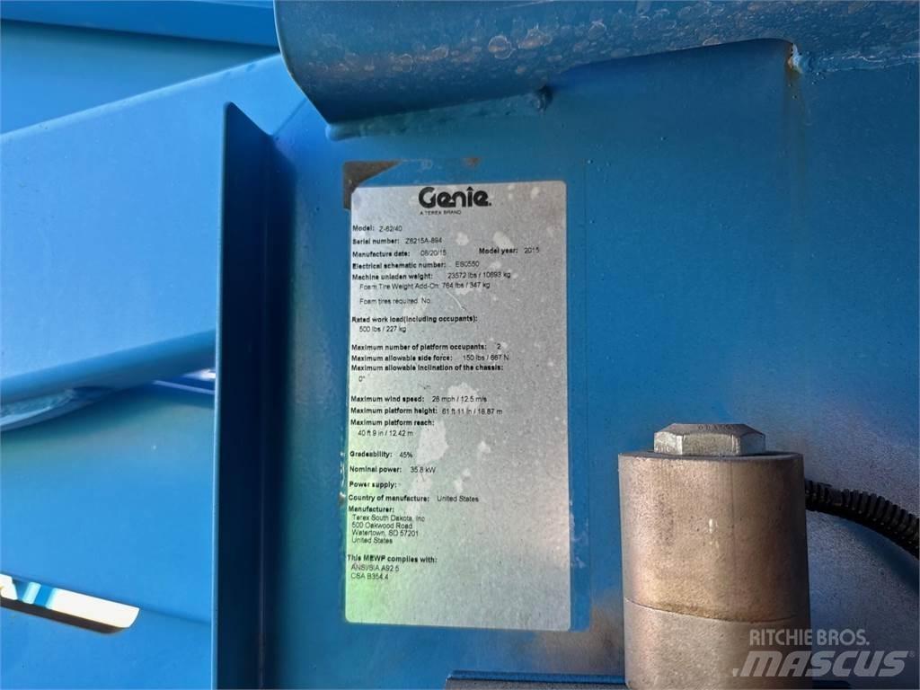Genie Z62/40 Zglobne podizne platforme