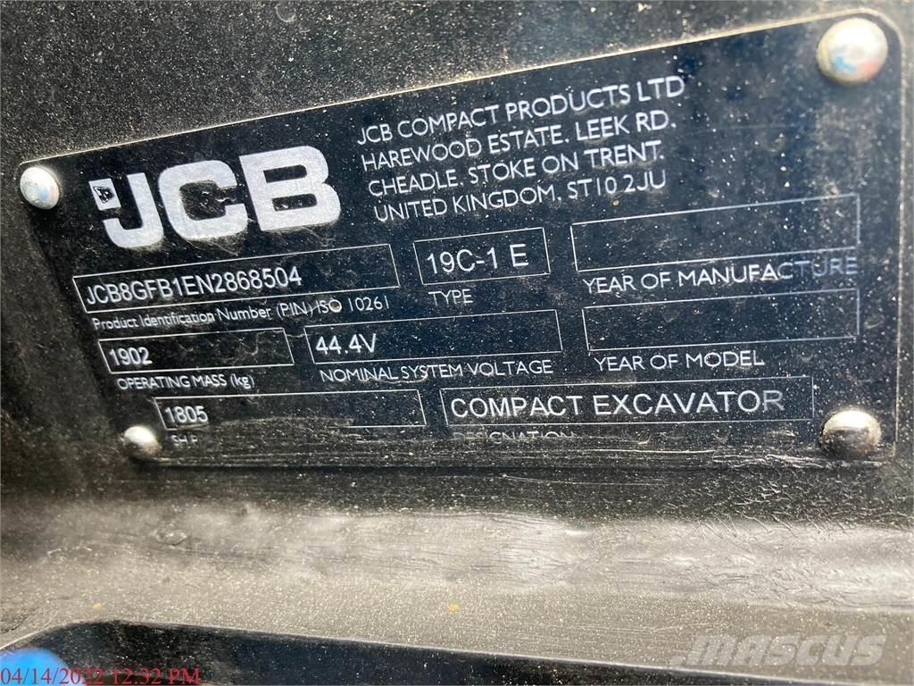 JCB 19C-1E Mini bageri <7t