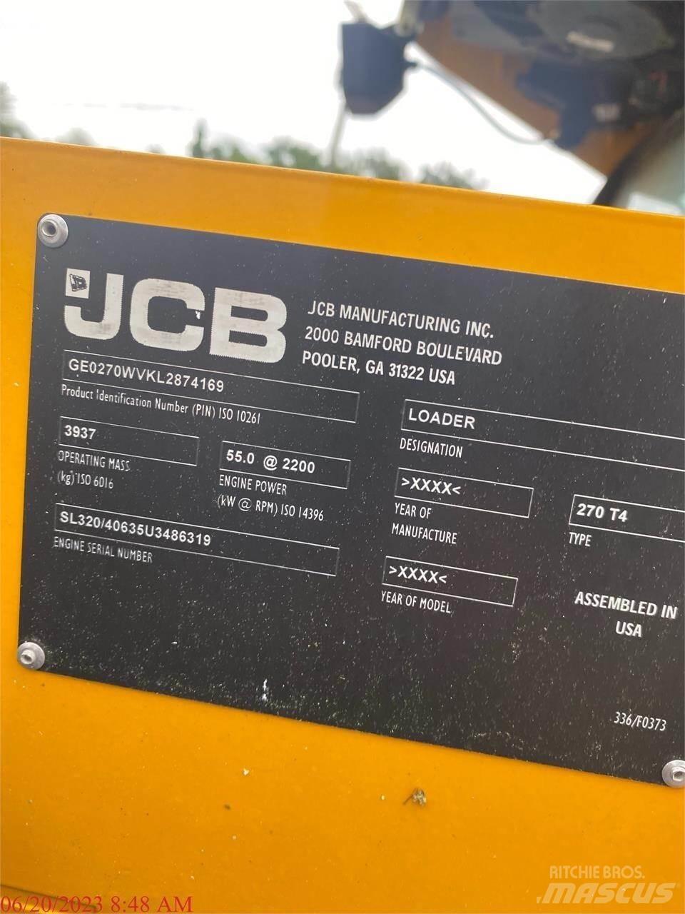 JCB 270 Skid steer mini utovarivači